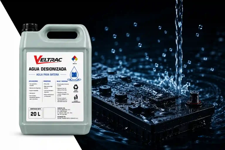 agua para bateria